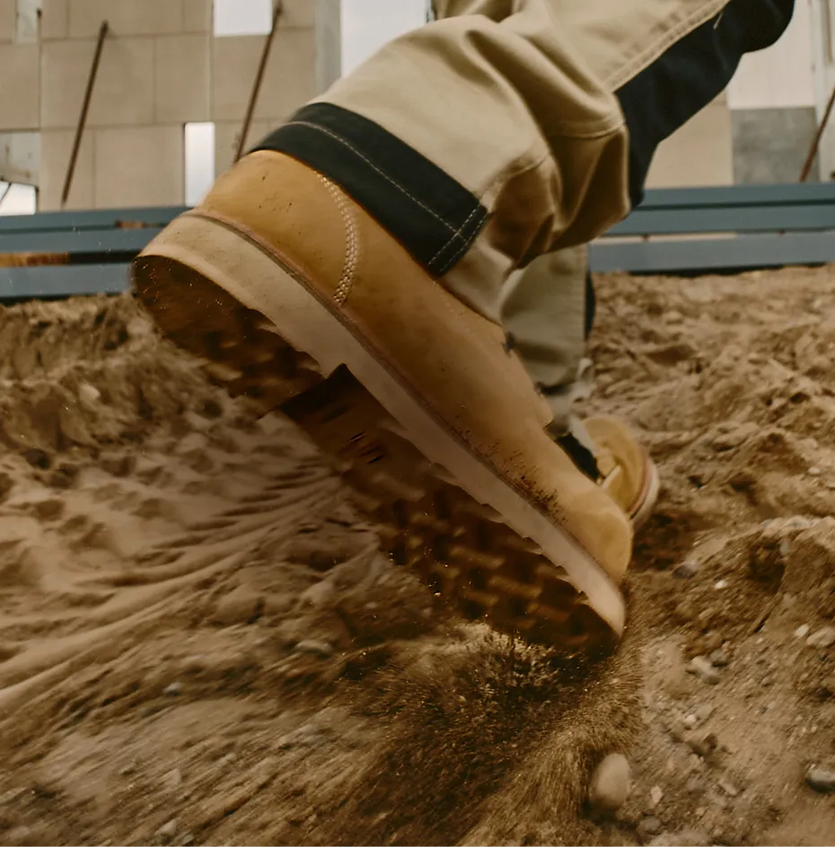 Red Wing work footwear in use